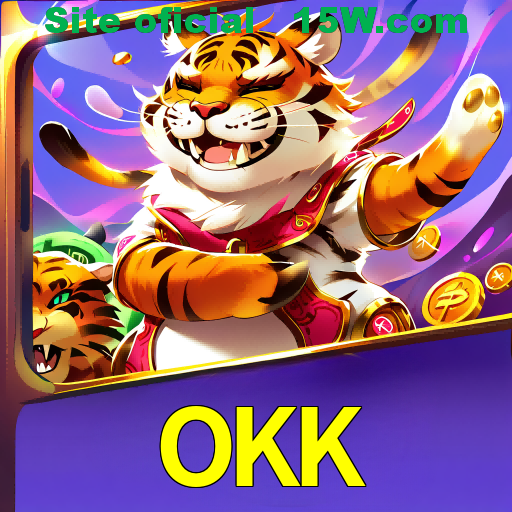 Imagem promocional da OKK mostrando a plataforma e suas vantagens